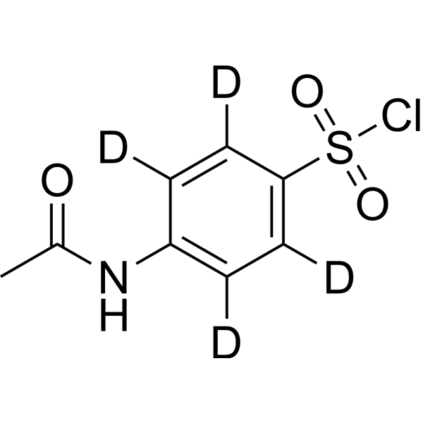 4-Acetamidobenzene-1-sulfonyl chloride d4 77435-44-0